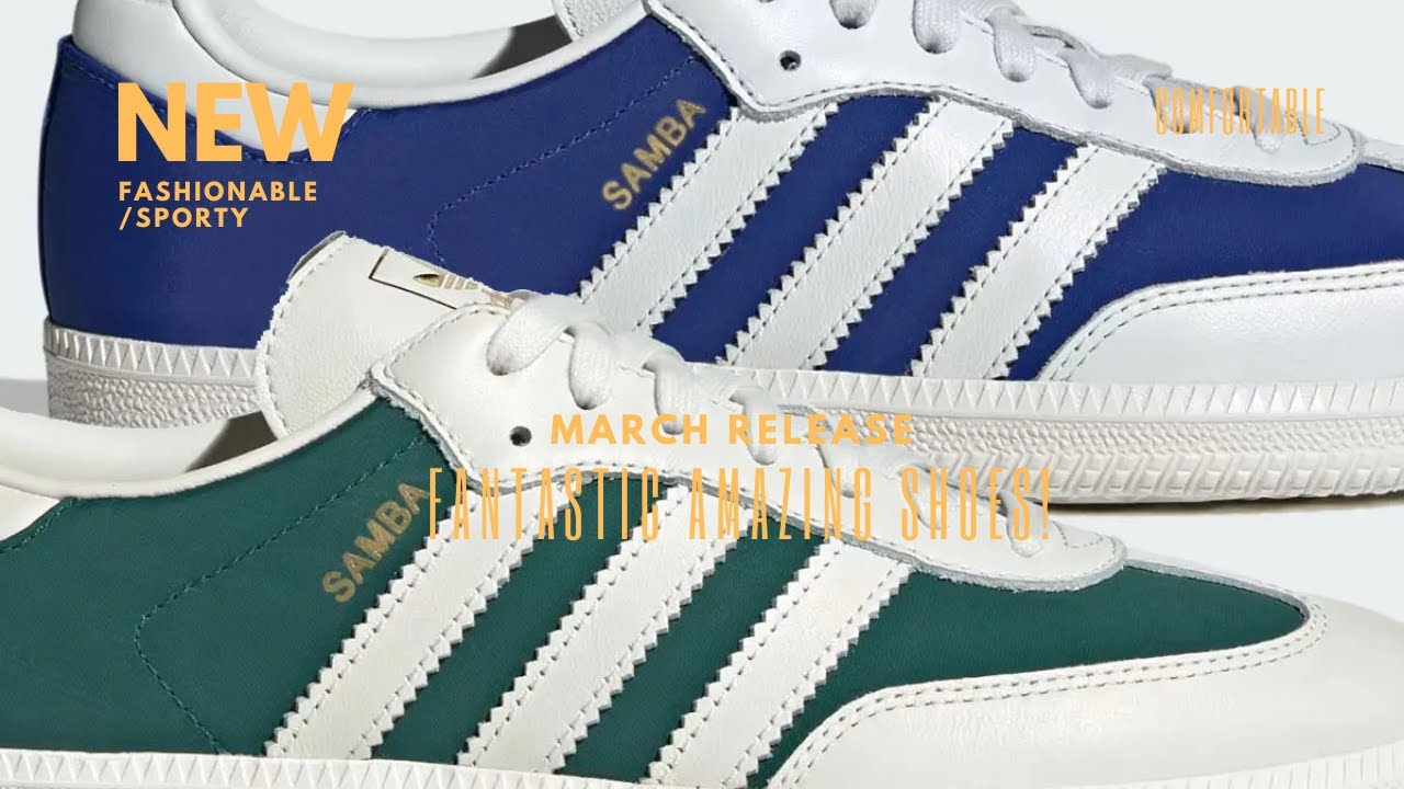 Adidas Samba Blue/White Men's/Shoe/Trainers/Sneaker - JI3203