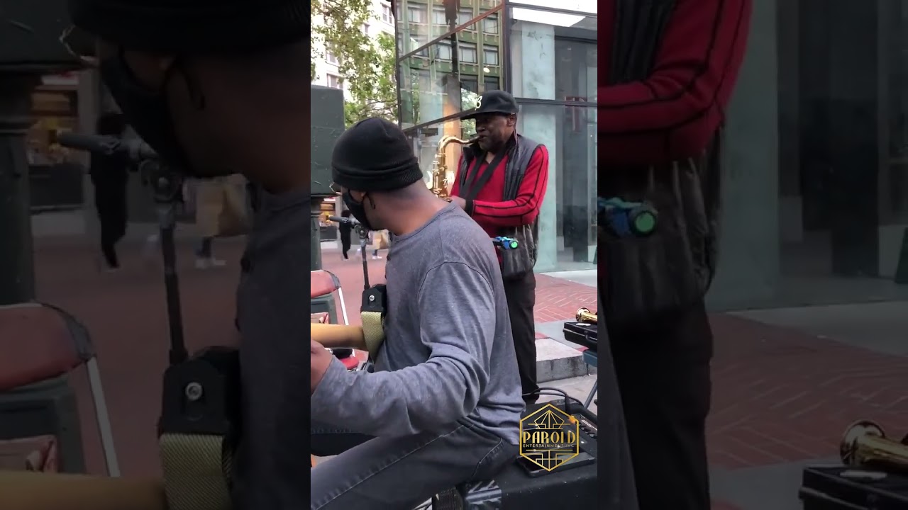 Thoughts? Impromptu street jam in San Francisco with Backyard Party Kings #路上ライブ #ジャズ #재즈 #爵士乐 #爵士樂