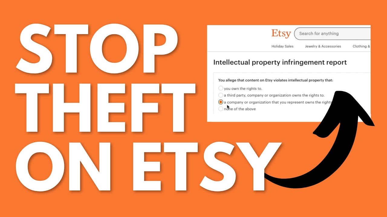Как подать отчет о нарушении авторских прав на Etsy