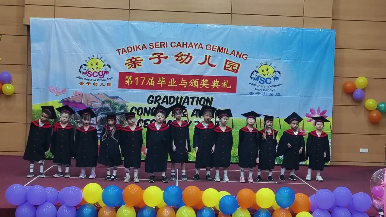 🎓 6-Year-Old Graduates Singing 🎤💖 | A Little Love · 手牵手 | Tadika Seri Cahaya Gemilang