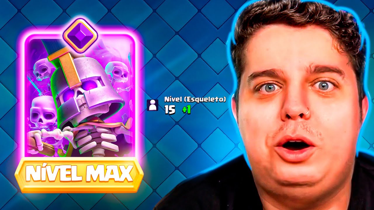 JÁ COLOQUEI O NOVO EXERCITO DE ESQUELETOS EVOLUIDOS NO NIVEL MAXIMO * e testei o melhor deck*