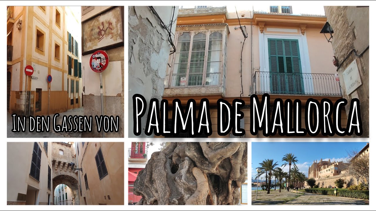 Palma de Mallorca💃Altstadt im Detail👌Rundgang und Talk😁🌴💝🌴