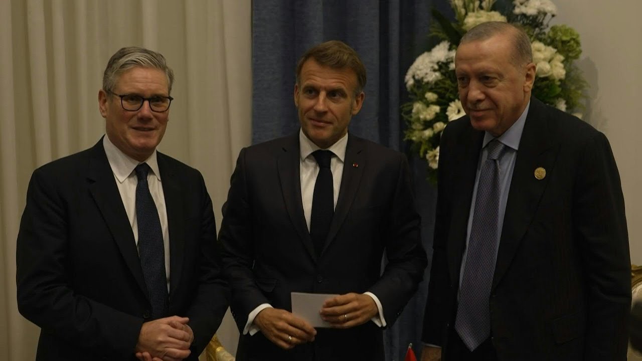 Starmer, Merz, Macron and leaders meet at Gaza summit in Egypt | AFP