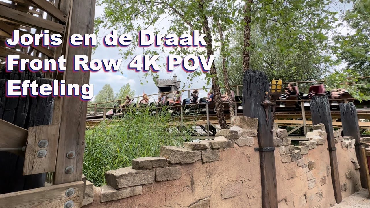 Joris en de Draak | Efteling | 4K Front Row POV