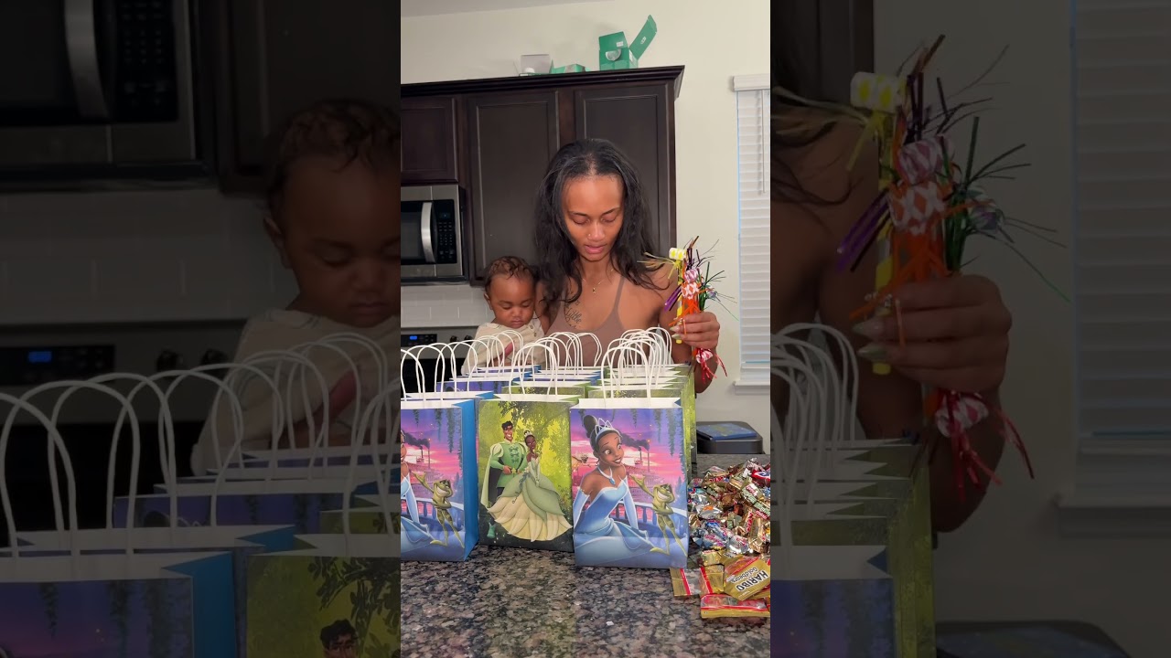 Preparing for our daughters 3rd birthday party