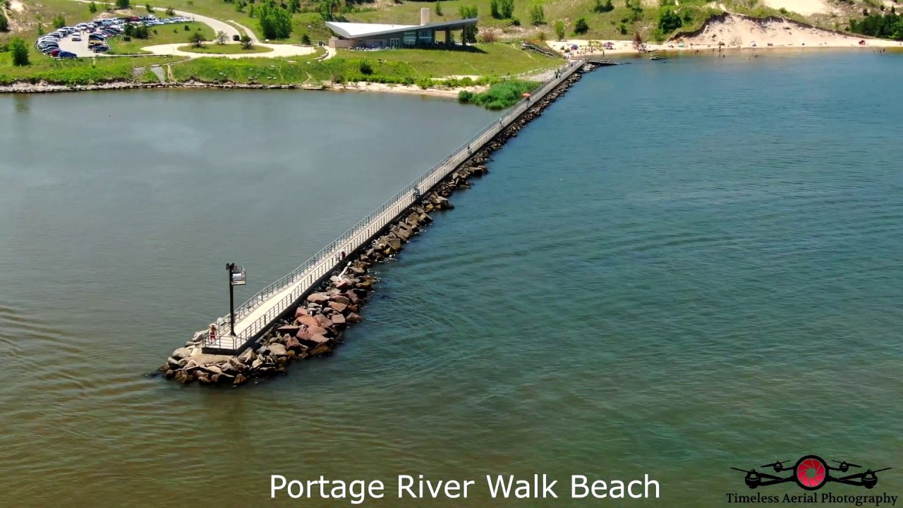 Indiana Shoreline 4th of July Shoreline Tour Lake Street to Long Beach 4K Drone Footage Must See!