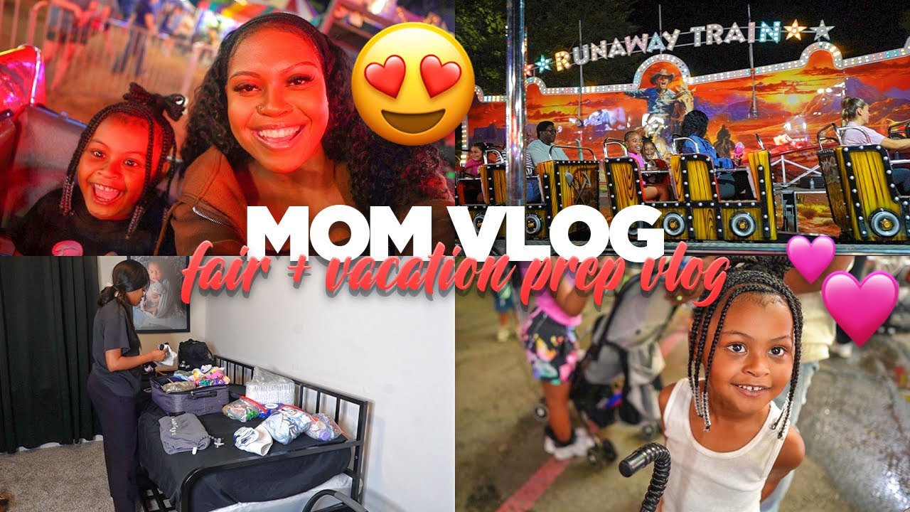 MOM VLOG: пойдем с нами на ярмарку + соберем вещи в отпуск ♡