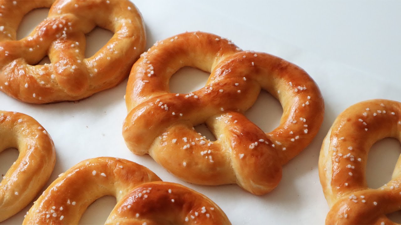 [ENG]🥨소프트프레첼만들기 Soft pretzel recipe🥨
