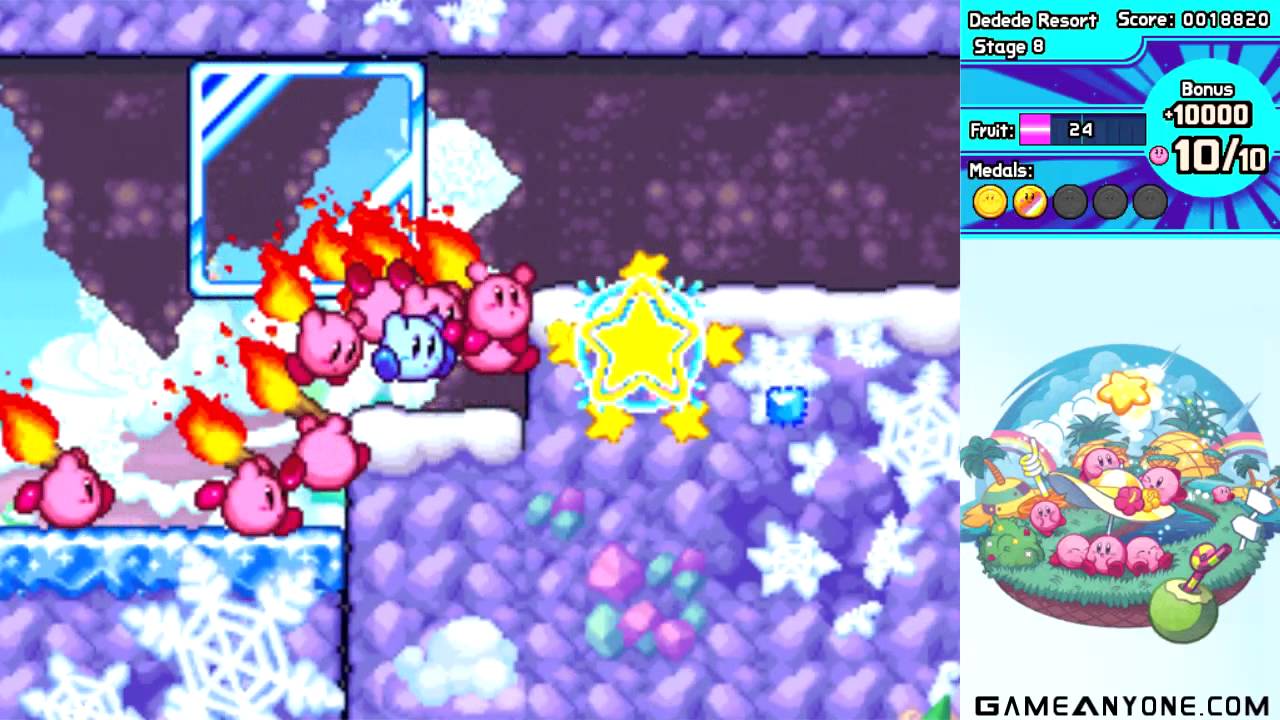 Kirby Mass Attack Walkthrough - Part 31: Stage 3-8