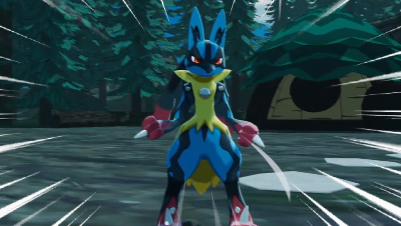 Trying to catch a Mega Evolved Lucario....