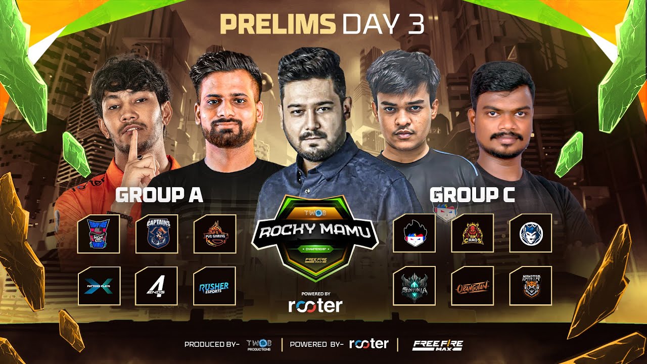 Rocky Mamu Championship | Prelims Day 3 | FT . Rocky And Rdx ,The Mafias , OG Elite , TSG Army , ng