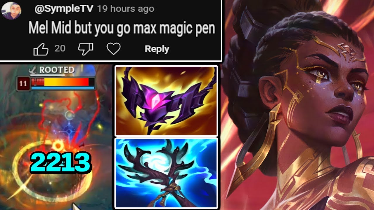 MEL MID BUT I DEAL TRUE DAMAGE WITH MAXIMUM MAGIC PEN