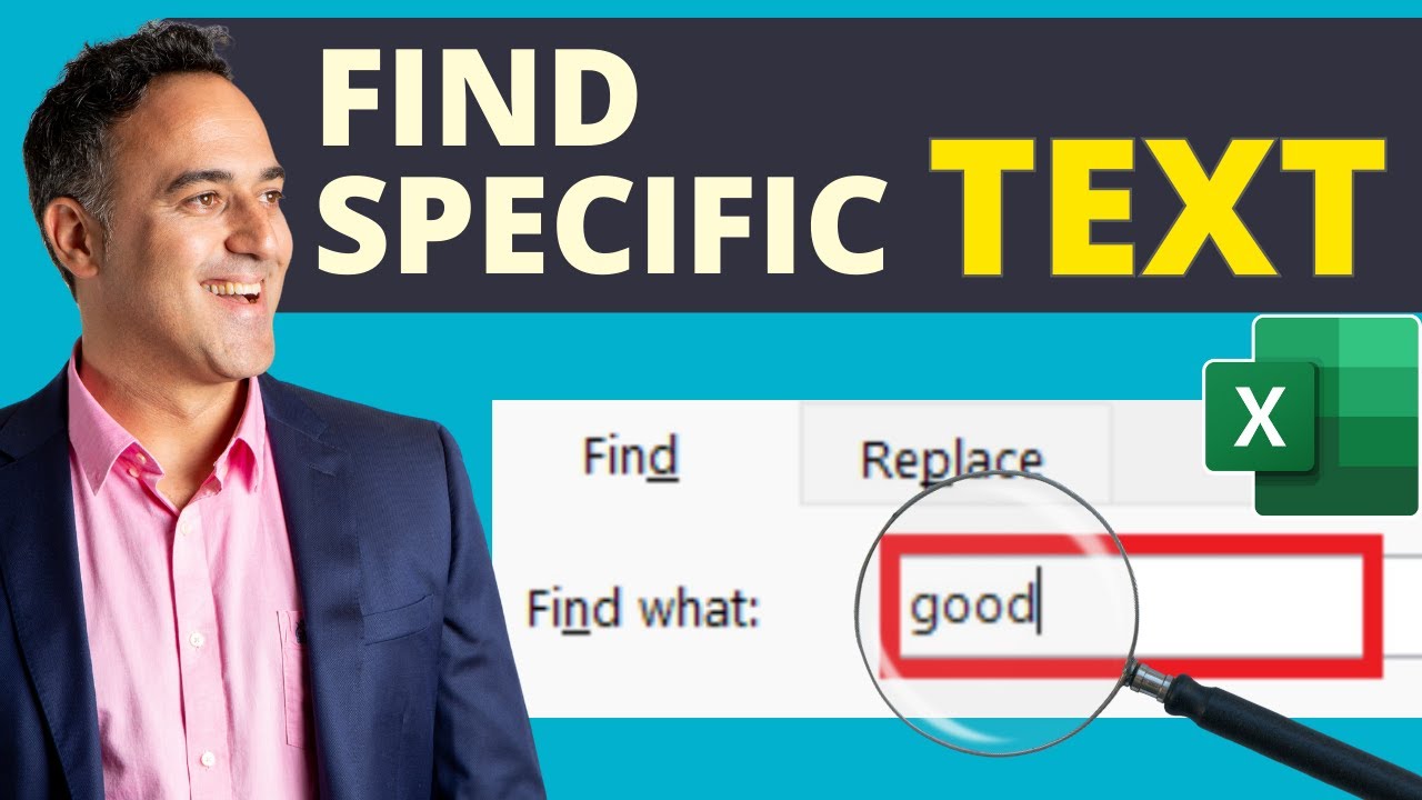 Поиск ячейки с определенным текстом в Microsoft Excel
