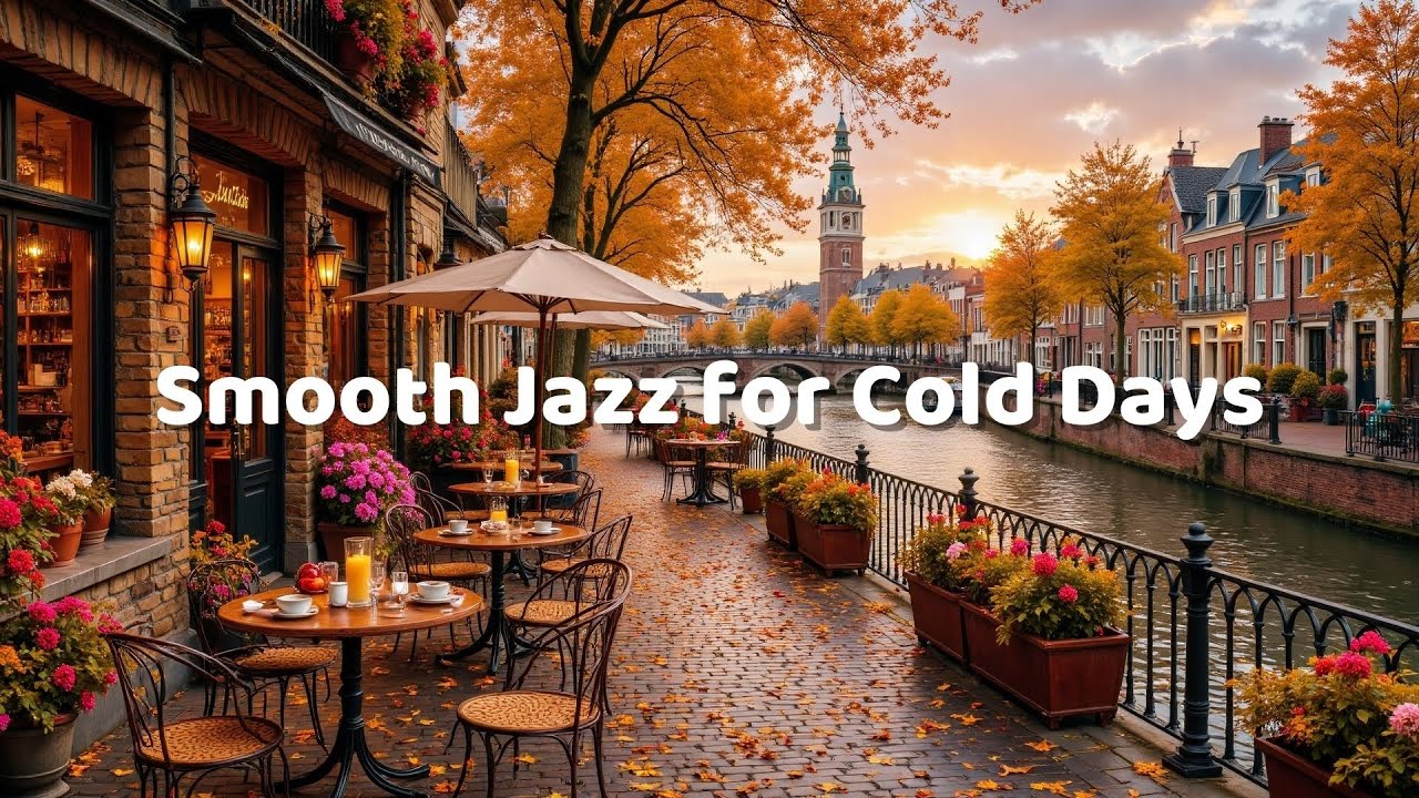 Cozy Snowy Coffee Shop ❄️ Smooth Jazz for Cold Days