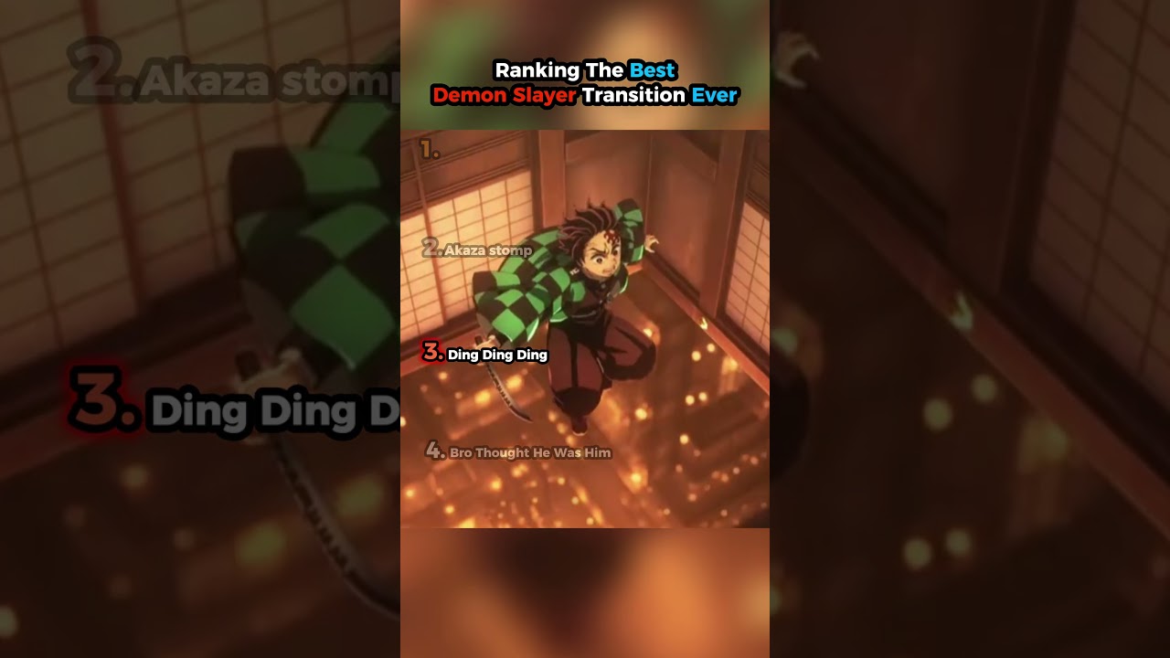 Ranking the Best Demon Slayer Transitions Ever 🔥