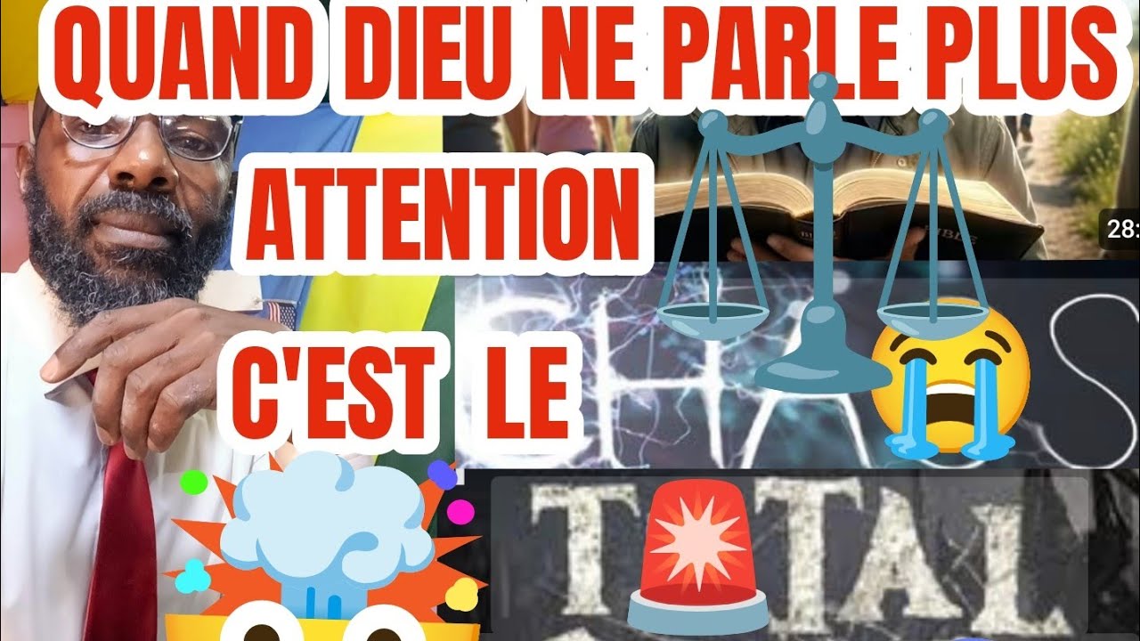 CONFÉRENCE MONDIALE🇮🇱🌍🚨🔥😱😭 QUAND DIEU CESSERA DE PARLER OBSERVE LE CHAOS TOTAL LA GRANDE TRIBULATION