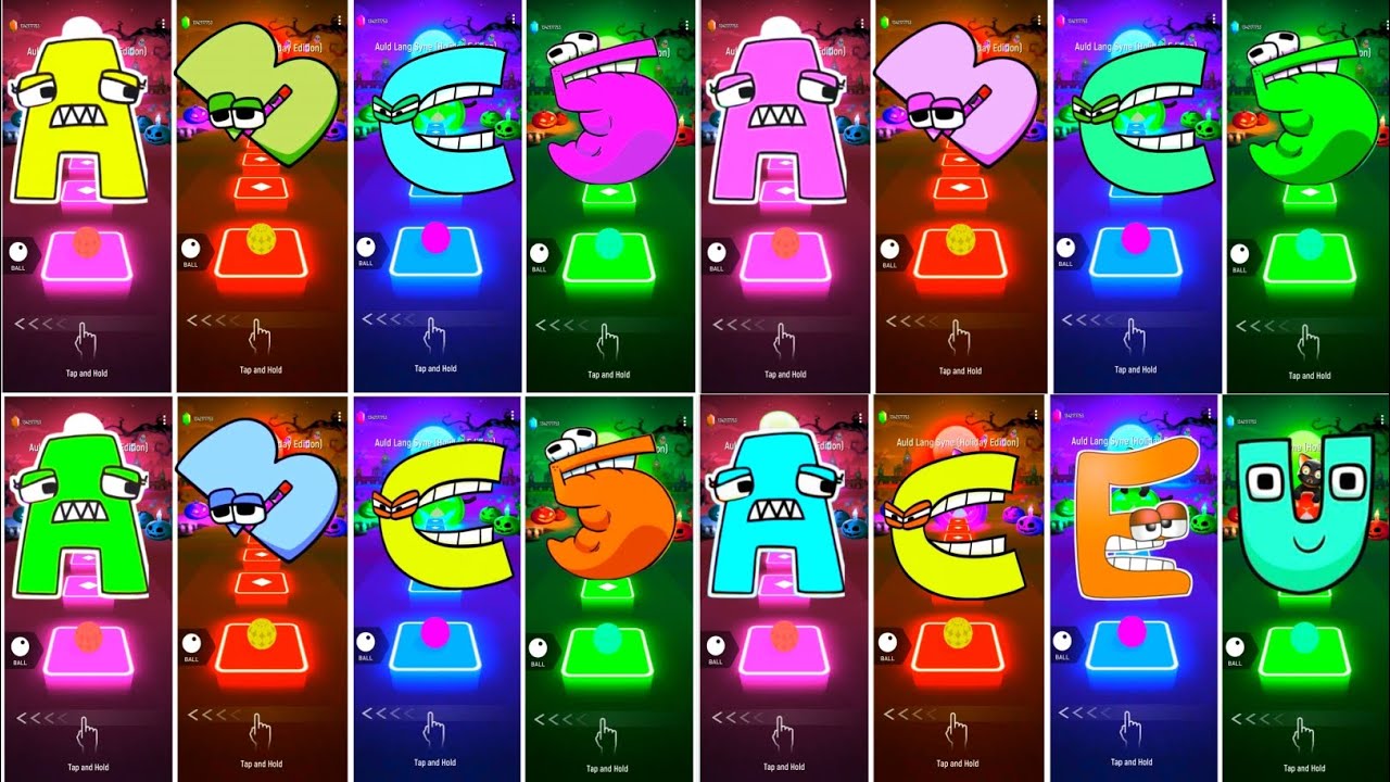 Evil Alphabet Lore - A 🆚 Evil Alphabet Lore - B 🆚 C 🆚 D. 🎶 Who Is Best?🎵 Tell We? 😍