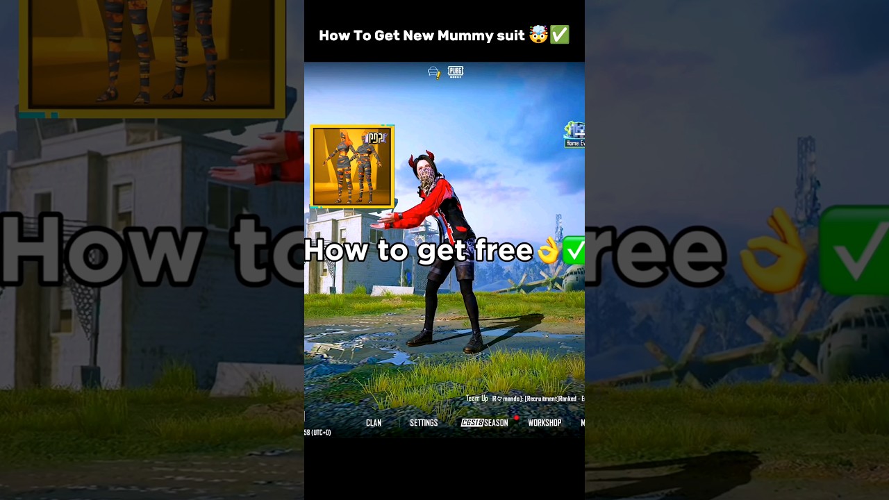 How to get free New Mummy set 🤯✅ #pubgmobile #mrijazplays #pubgtips #tipsandtricks