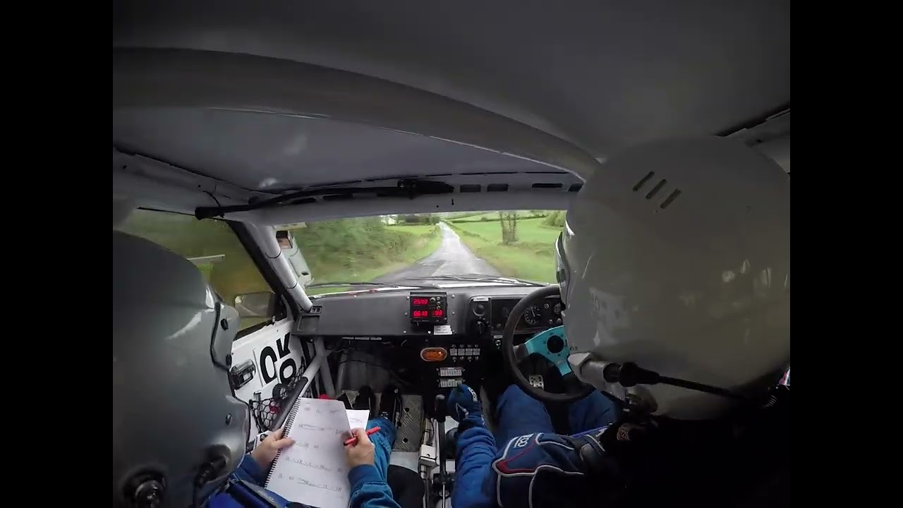 Ulster Rally 2022, In Car, Stage 5 Babylon, Robert Erwin & Neil Ervine, Toyota Corolla Twincam