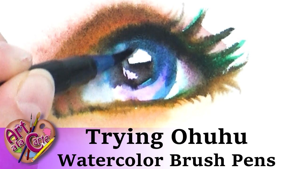 Trying out Ohuhu Watercolor Brush Pens