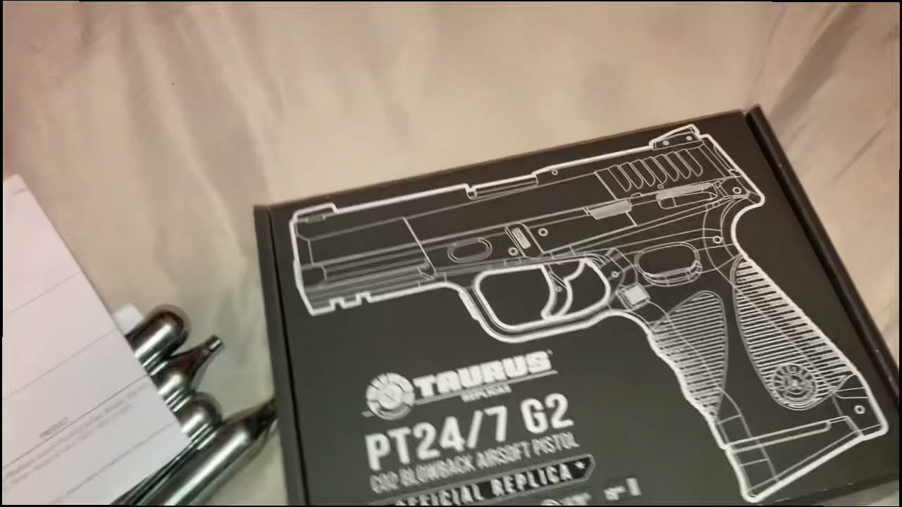 Airsoft Taurus PT 24/7 G2 Unboxing and Review
