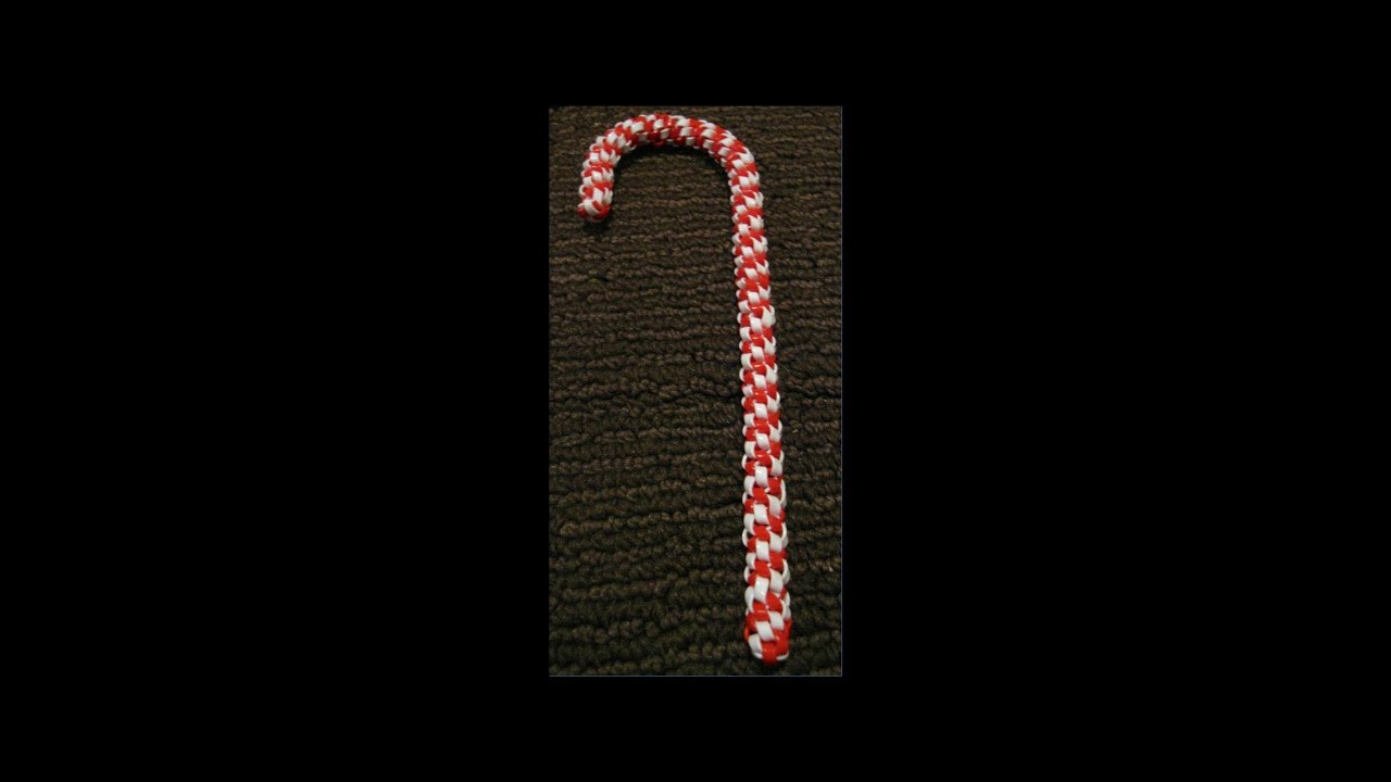 Candy Cane Lanyard