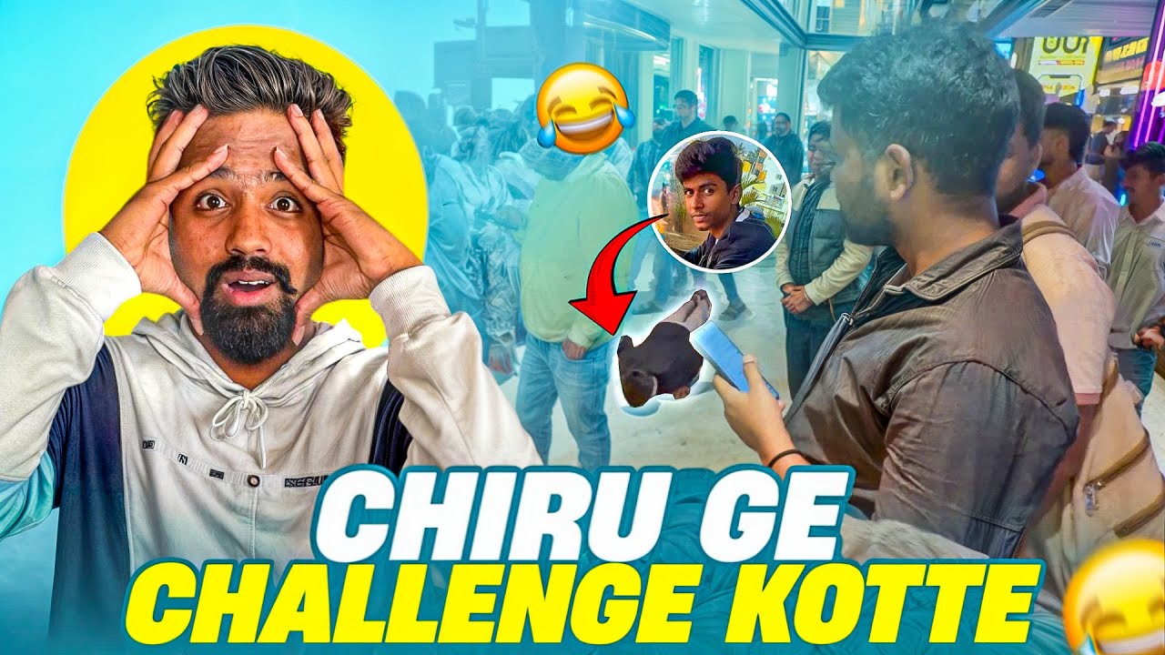 Chiru ge barjari 😂challenge kotte
