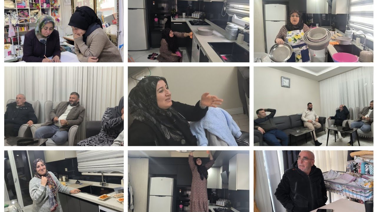 EVİM DOLDU TAŞTI BACILARIM GELDİLER🥰EMMİMLER AKSARAYA TAŞINIYOR PERDE VE HALI ALIYORUZ‼️TEMİZLİK✔️