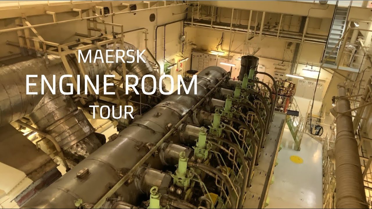 Maersk Vessel Engine Room Tour