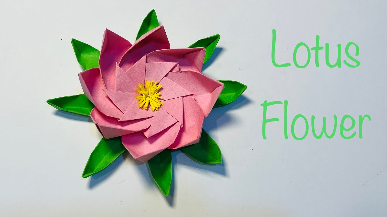 Outstanding Flower Ideas | Origami Lotus Flower