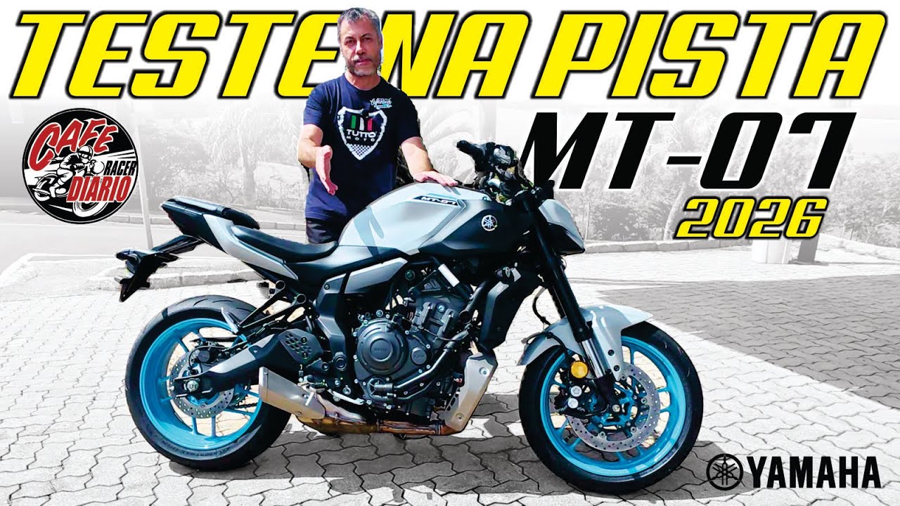 Nova MT-07 Connected 2026 na Pista #yamaha #mt07  #lancamento