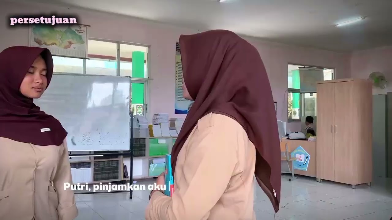 B. INDO negosiasi📚judul:belahan jiwa di perpustakaan (kelas X-1) 
