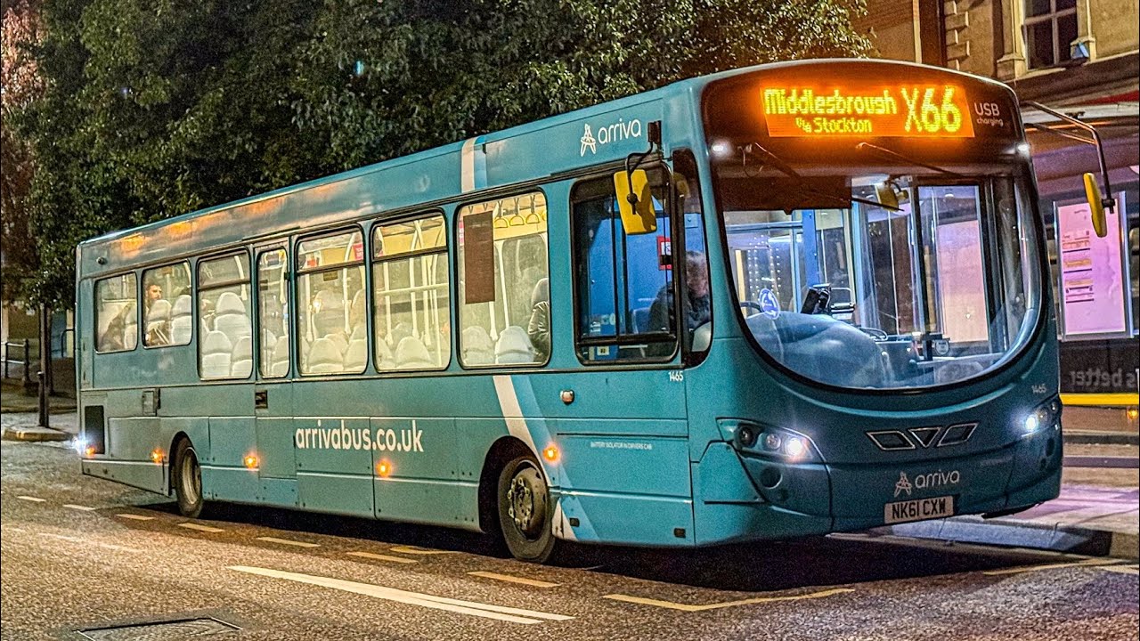 200 Subscriber Special| Arriva North East VDL SB200 NK61 CXW-1465 on the X66 to Darlington 16/09/25