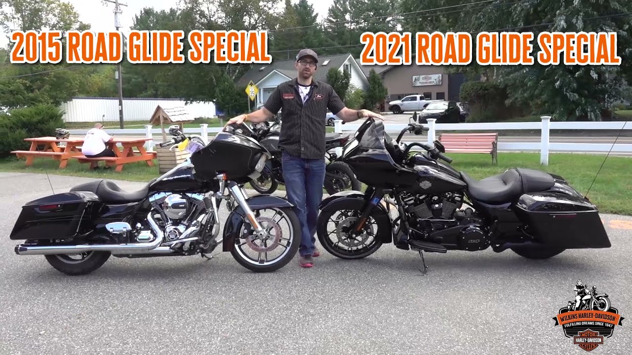 Comparing the 2015 Road Glide Special to the 2021 Road Glide Special
