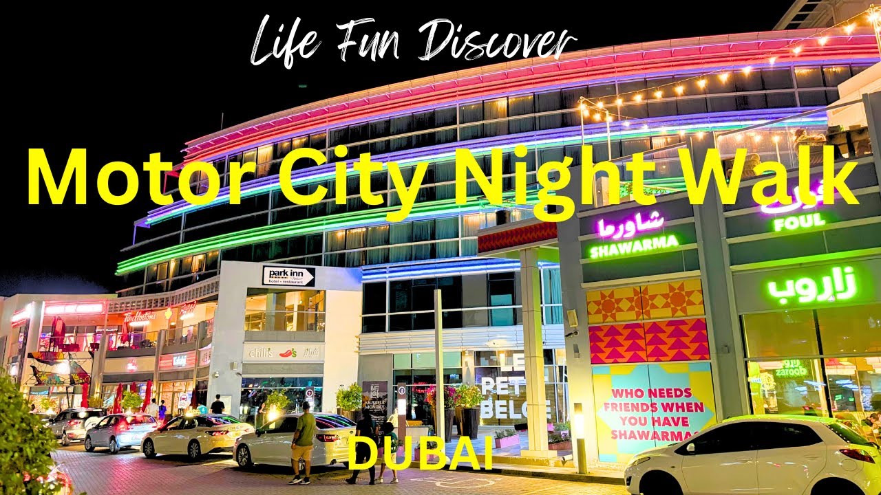 Dubai Motor City Night Walk