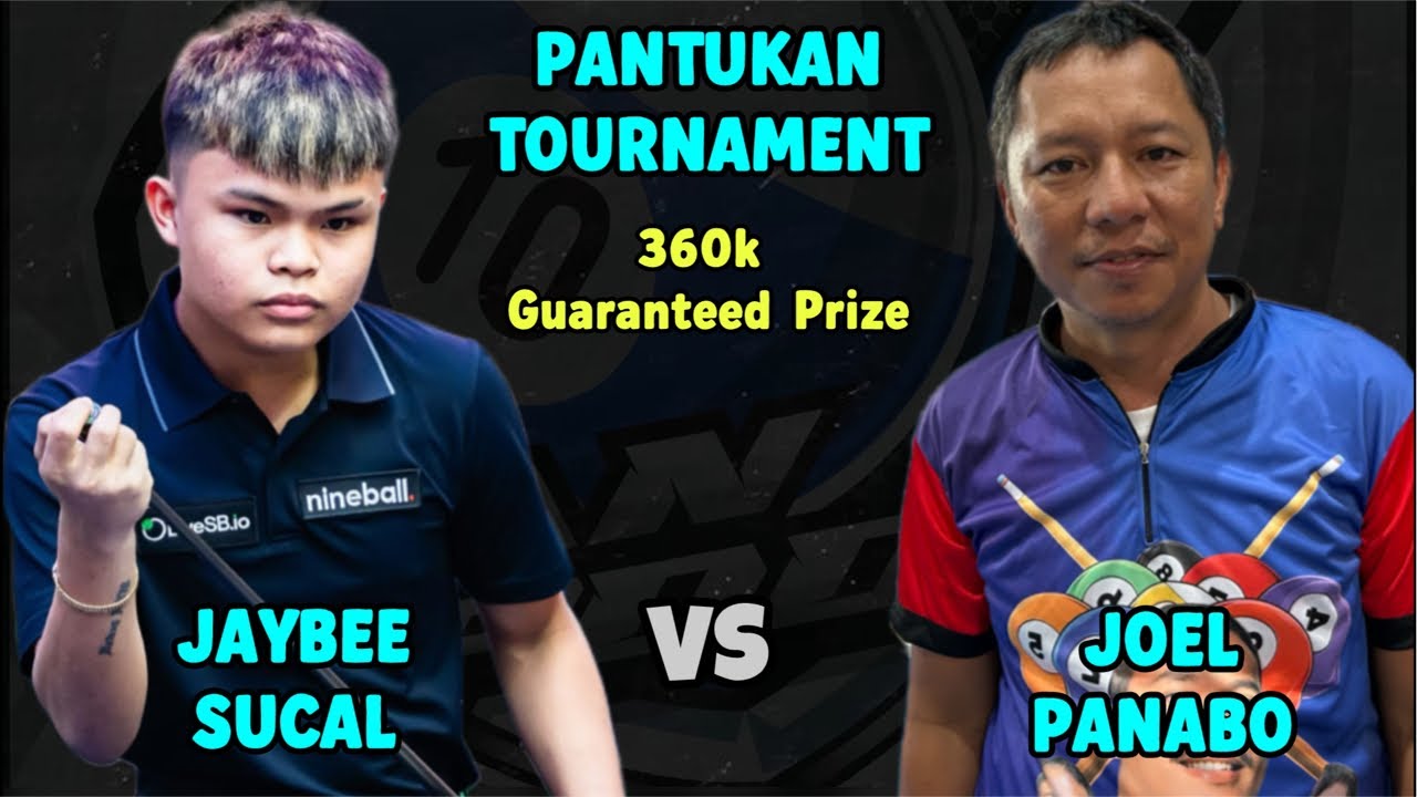 JAYBEE SUCAL 🆚 JOEL PANABO - 10 BALLS TOURNAMENT 360K GUARANTEED PRIZE