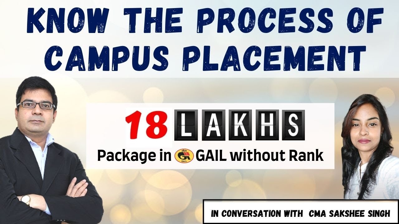 Process of Campus Placement | ICMAI | 18 Lakhs Package | GAIL | By CA/CMA Santosh Kumar