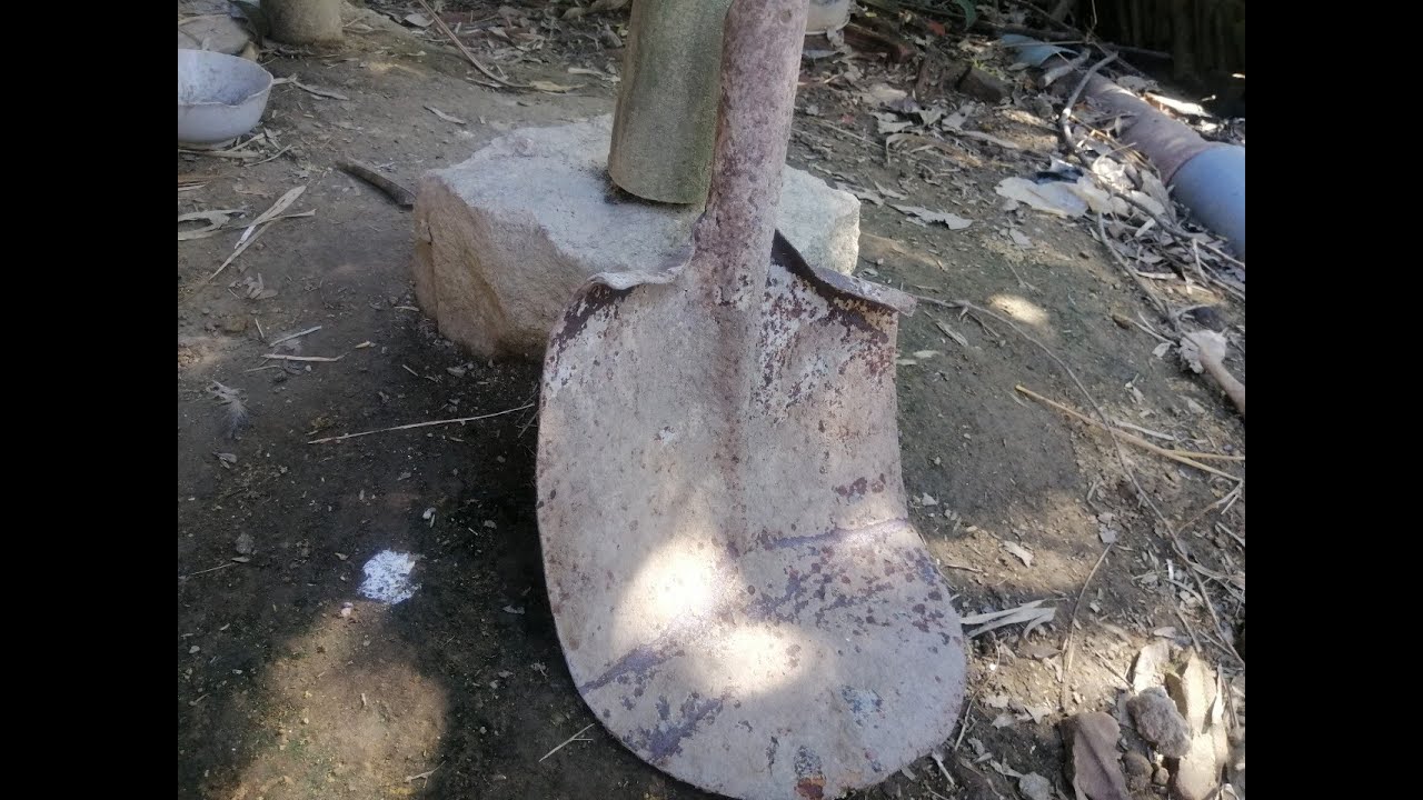 Antique shovel restoration | Restoration shovel old | Restore of build tool