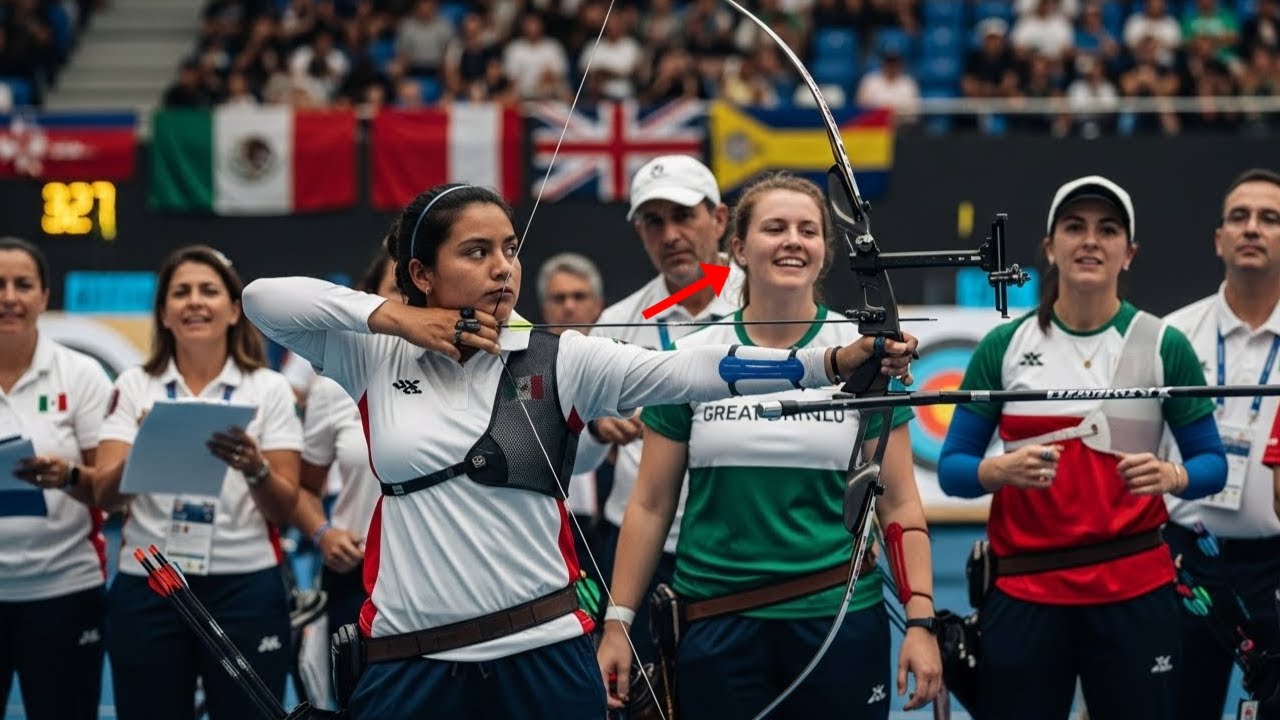 “Si esa mexicana acierta el centro, me retiro” rió la arquera británica… y cumplió su promesa.