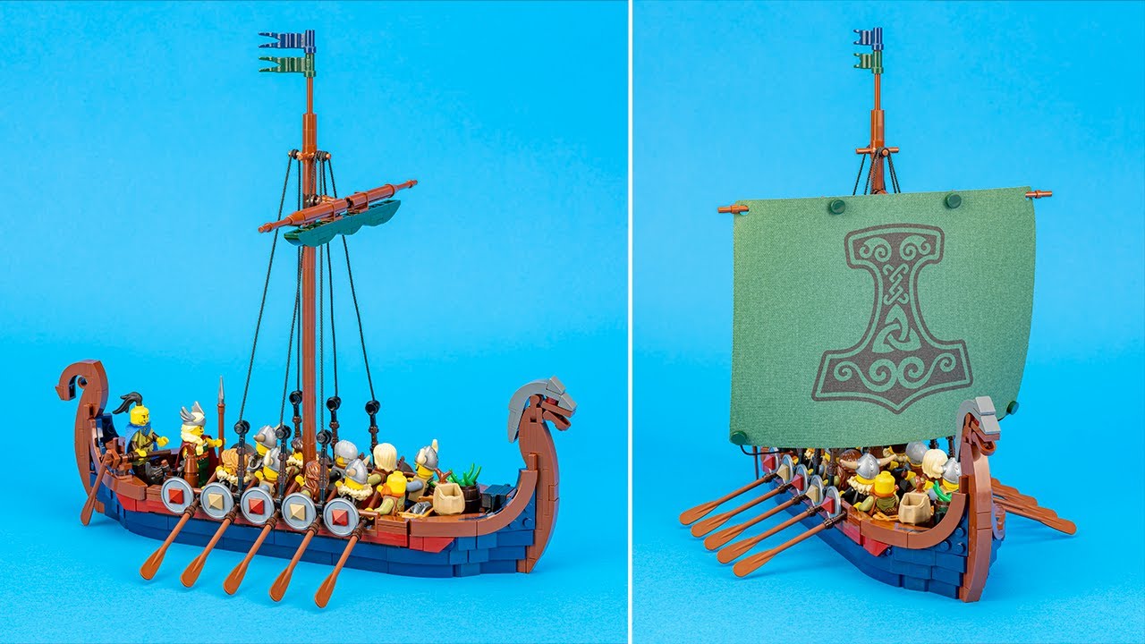 You can BUILD this stunning LEGO Viking Longship!