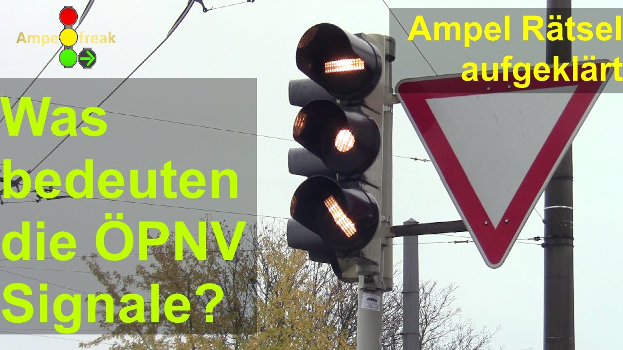 Was bedeuten die Bus- und Straßenbahnsignale? | Ampel Rätsel aufgeklärt Folge 7