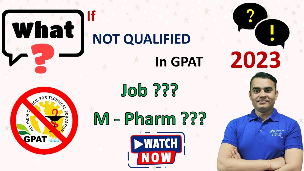 WHAT IF NOT QUALIFIED IN GPAT 2023 ? #mpharm_without_gpat #best_mpharm_colleges #mpharm_college #gdc