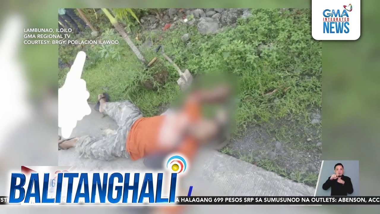 Karpintero, patay matapos barilin ng riding-in-tandem sa Brgy. Poblacion Ilawod... | Balitanghali