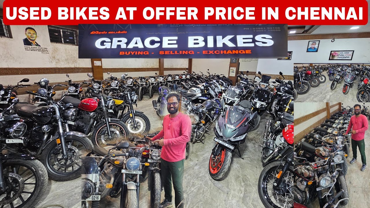 SECOND HAND BIKES AT LOW PRICE | 90% BANK FINANCE | GRACE BIKES CHENNAI | 200+ BIKES | ARK Diaries