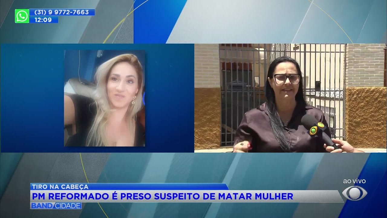 PM reformado chora ao ser preso por assassinato de mulher
