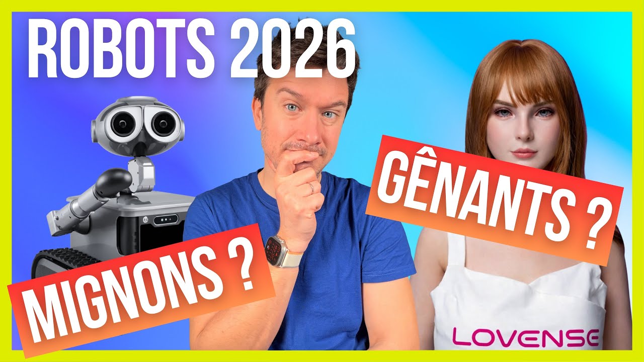 Les ROBOTS que tu pourras acheter en 2026 - L'ACTU TECH