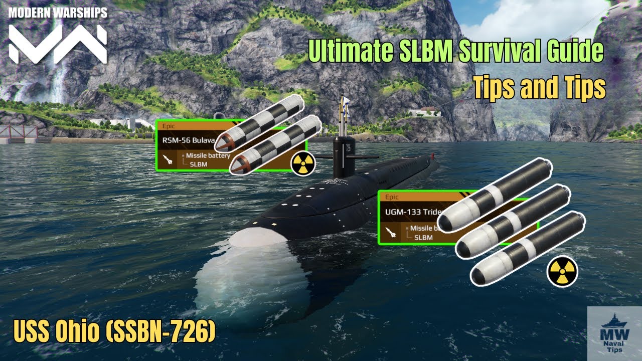 USS Ohio (SSBN-726) Tips & Tricks | Ultimate SLBM Survival Guide ☢️🚀| Modern Warships