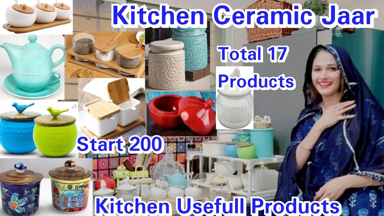 Kitchen ceramic Stylish Jaar/Containers Usefull Products Different look K Saath