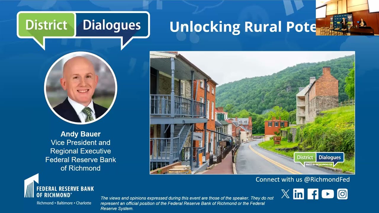 District Dialogues: Identifying and Addressing the Barriers to Rural Investment