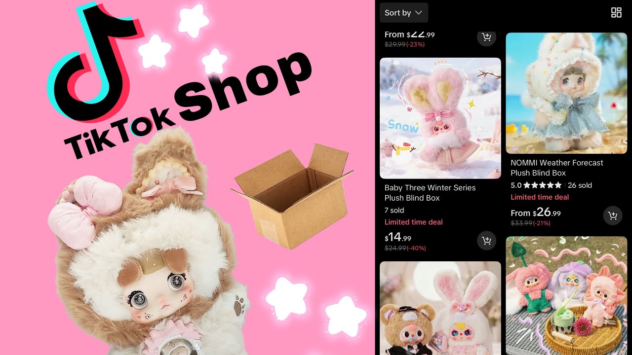 I bought blind boxes from tik tok shop?!? 🎀Nommi, lovely Emma, baby three and more!! 